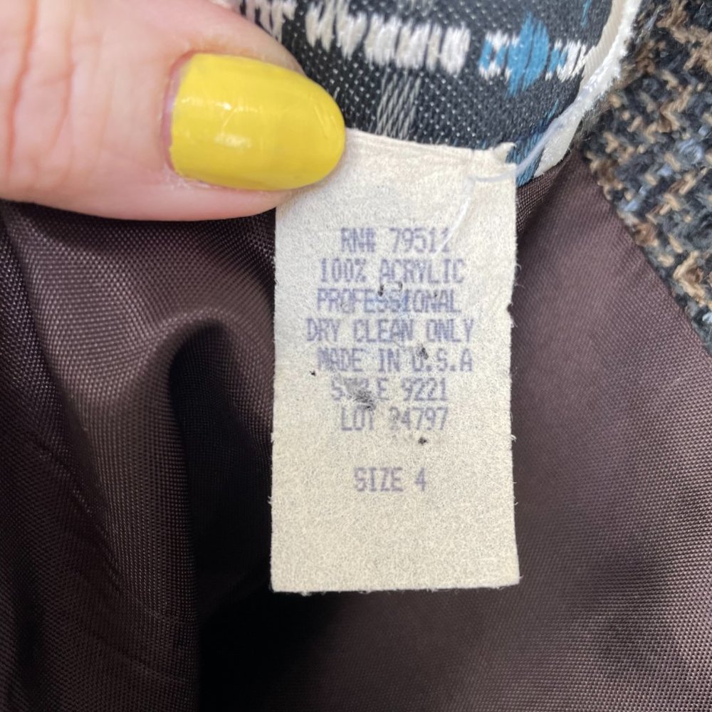 Paul Harris Tweed Skirt - size 4 - Picture 5 of 5